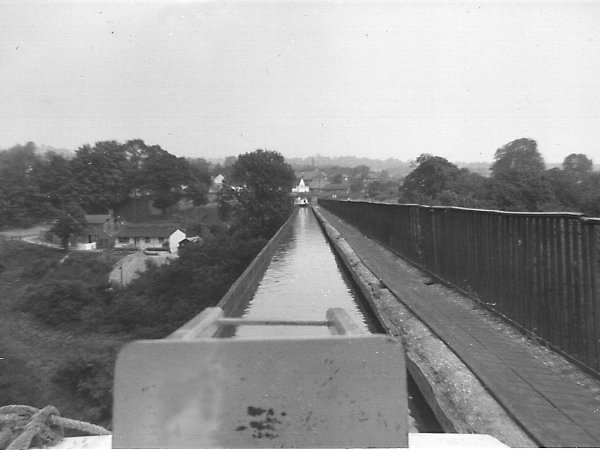 Crossing the Pontcysyllte Aqueduct