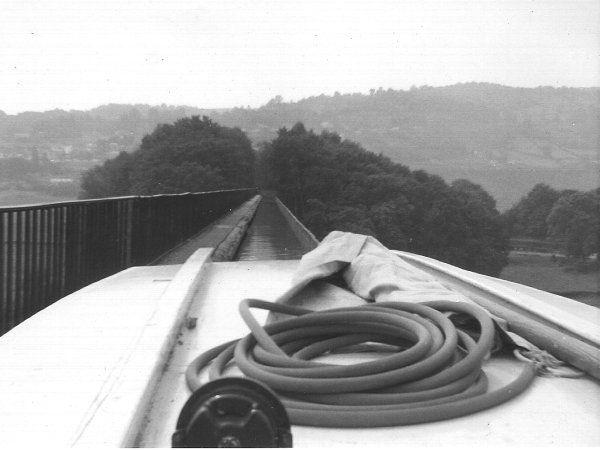 Crossing the Pontcysyllte Aqueduct