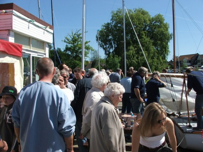 Crowds at the Horning Sailing Club
